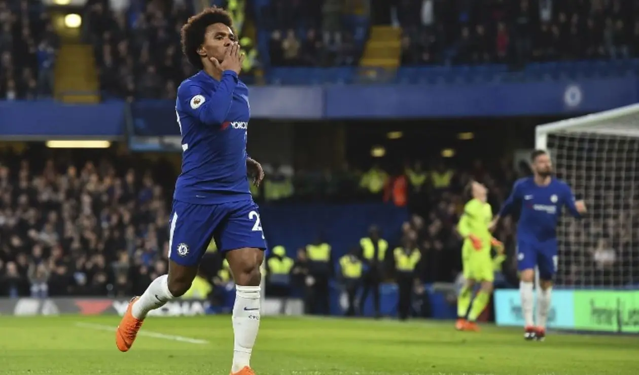 Willian, jugador del Chelsea