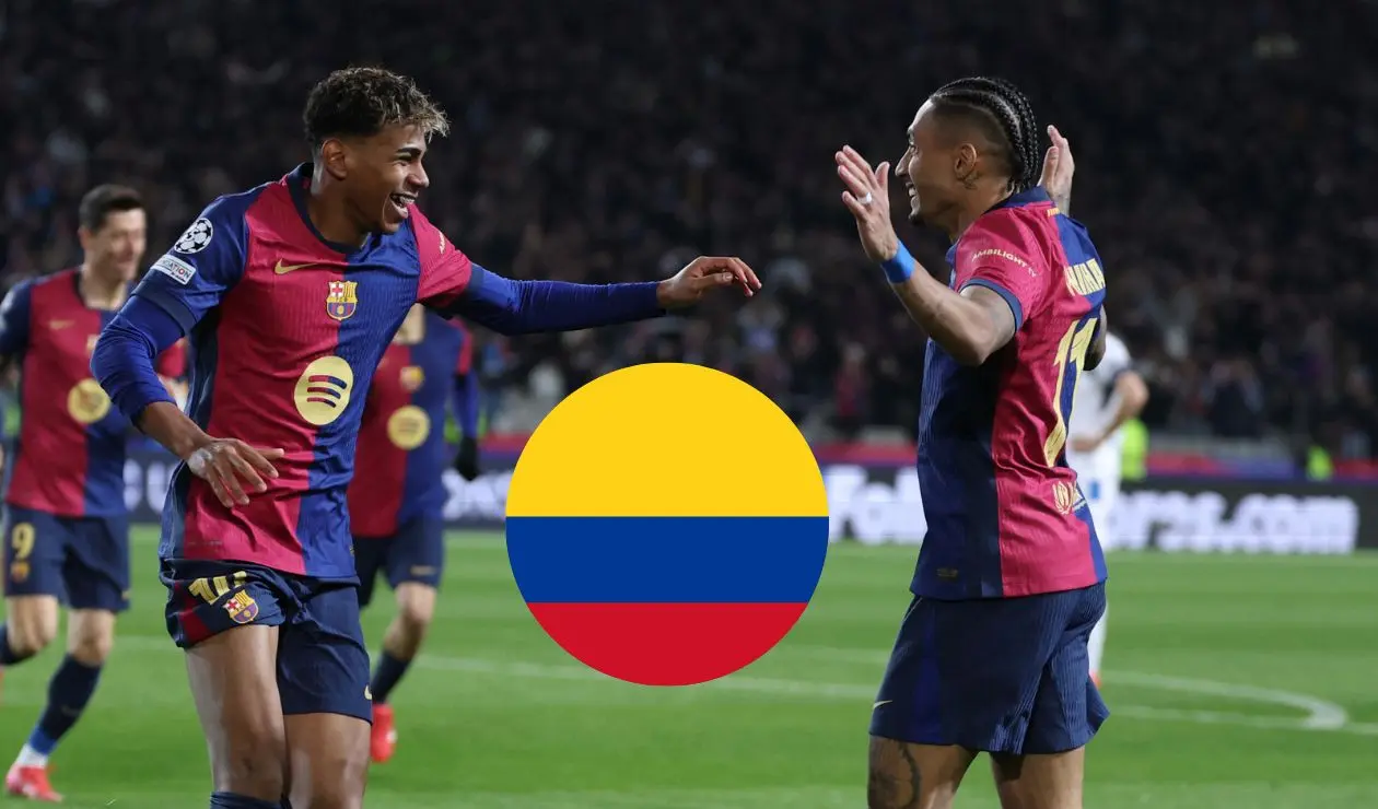 Barcelona ficharía un colombiano como competencia de Raphinha y Yamal