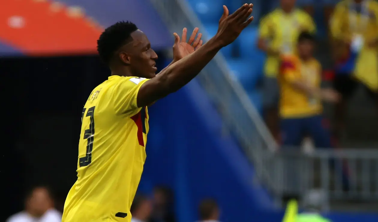 Yerry Mina Colombia Senegal Rusia 2018