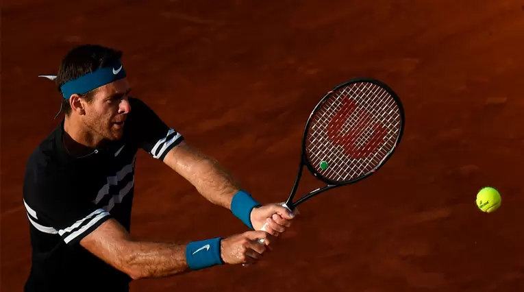 Juan Martín del Potro en semifinales de Roland Garros