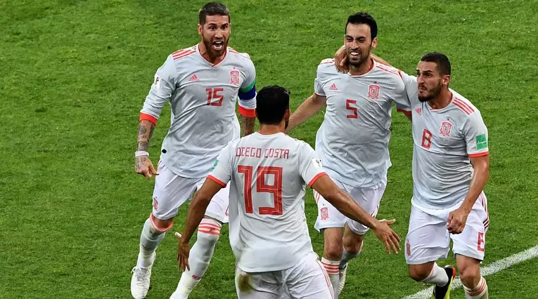 España igualó ante Portugal en el debut de Rusia 2018