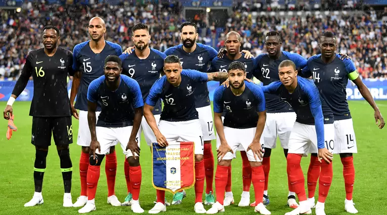 Selección de Francia en partido amistoso previo a la Copa del Mundo Rusia 2018