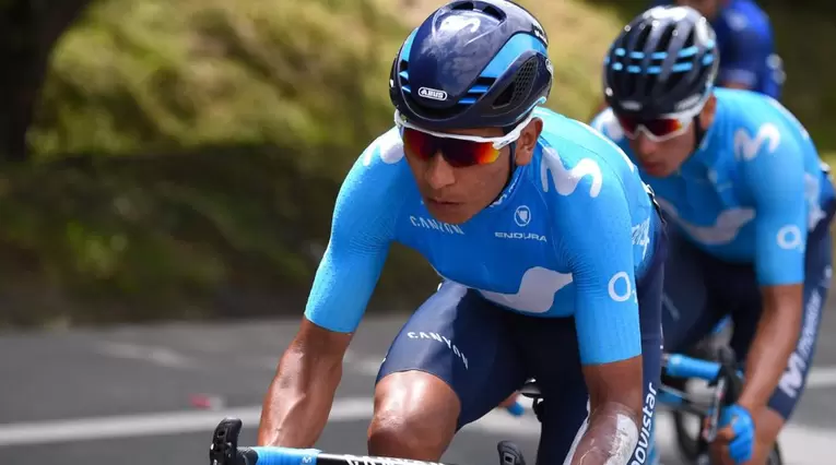 Nairo Quintana, ciclista del Movistar Team en el Tour de Francia