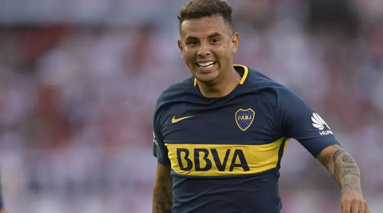 Edwin Cardona, jugador colombiano que juega en Boca Juniors