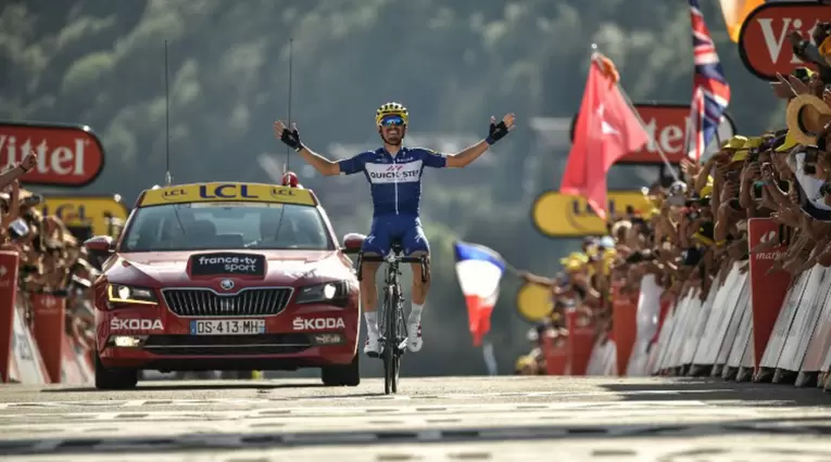 Julian Alaphilippe ganó la Etpa 10 del Tour de Francia