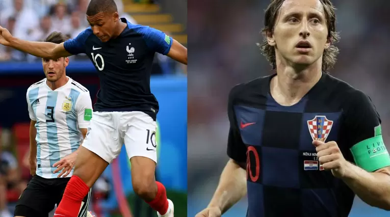 Kylian Mbappe y Luka Modric guiarán a Francia y Croacia en la final de Rusia 2018