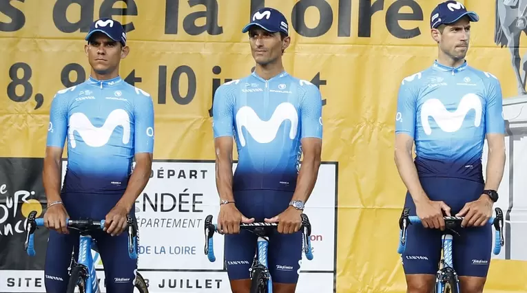 Los ciclistas Andrey Amador, Daniele Benatti e Imanol Erviti renovaron con el Movistar