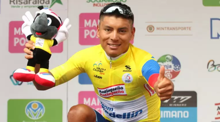 Jonathan Caicedo, campeón virtual de la Vuelta a Colombia