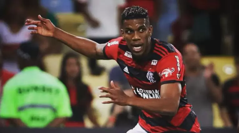 Orlando Berrío, jugador del Flamengo de Brasil