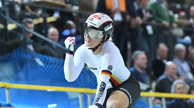 Kristina Vogel, ciclista alemana, una de las mejores de la historia