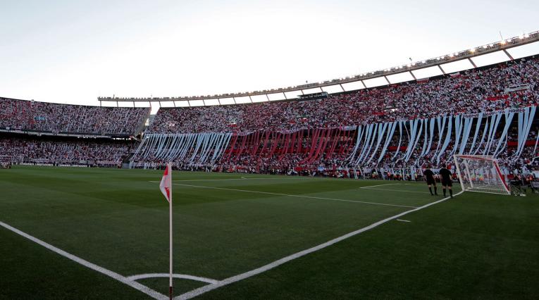 El estadio Monumental a la espera del River Plate Vs Boca Juniors en la final de la Copa Libertadores