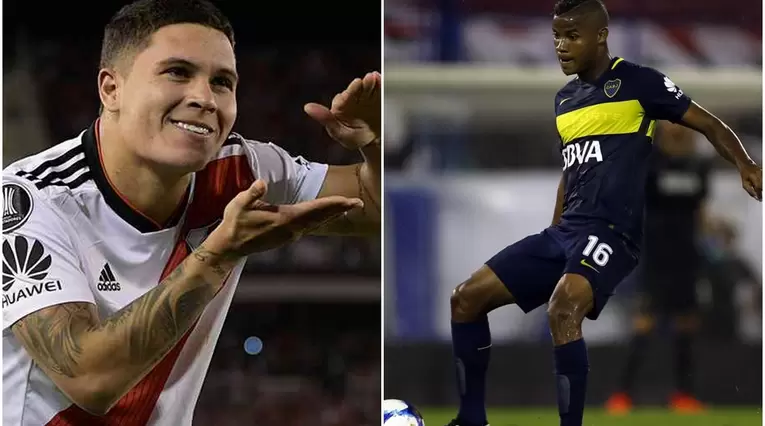 Colombianos en River Plate y Boca Juniors