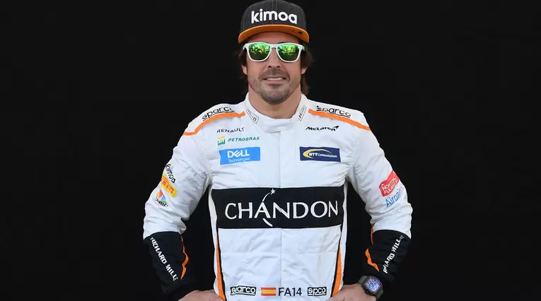 Fernando Alonso antes de la última carrera que disputó en la Fórmula 1