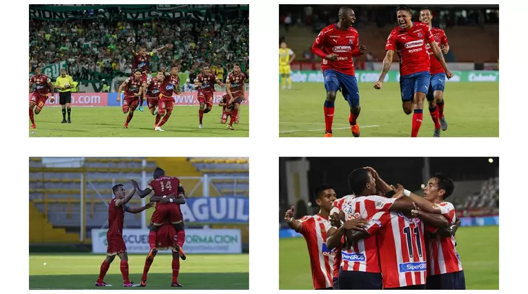 Semifinalistas Liga Águila 2018 - 2