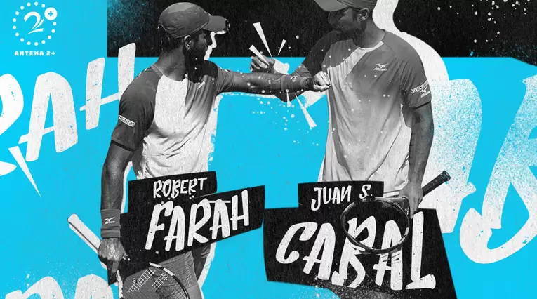 Sebastián Cabal y Robert Farah, tenistas colombianos