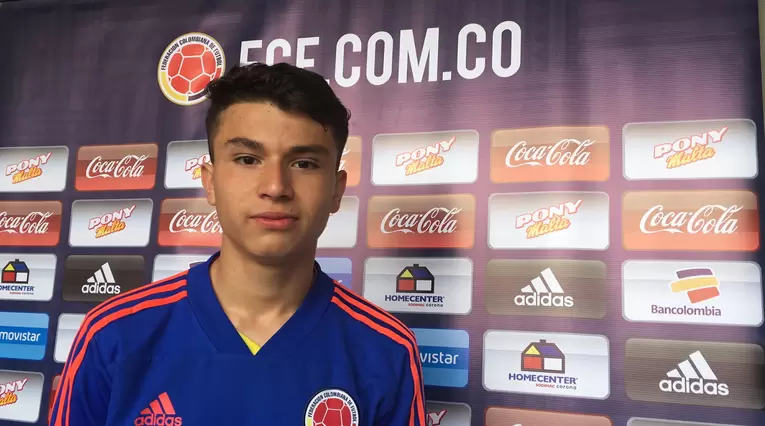 Juan David Fuentes, jugador sub 17 Colombia 