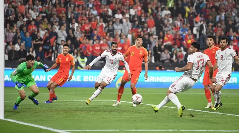 Irán vs China, Copa Asiática