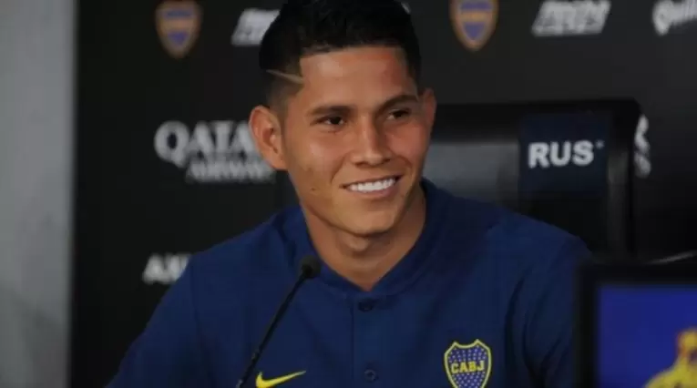 Jorman Campuzano, jugador de Boca Juniors
