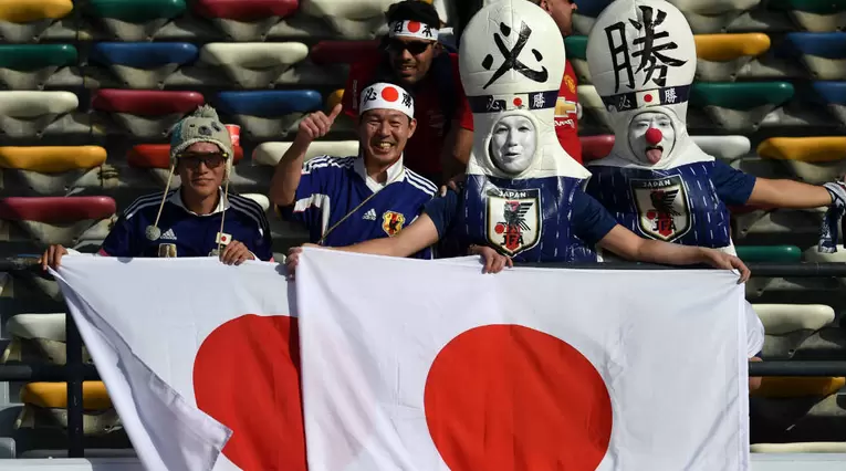 Hinchas de Japón en la Copa Asia