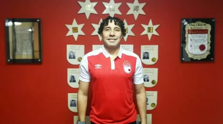 Jorge Bolaño, entrenador de divisiones menores de Santa Fe