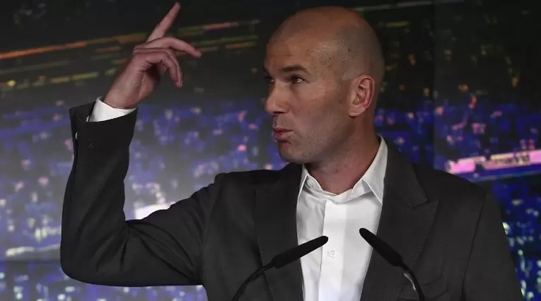 Zinedine Zidane, técnico francés