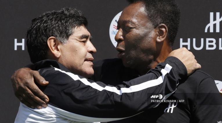 Pelé y Maradona nunca desaprovecharon la oportunidad de criticar al otro