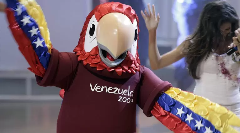 La mascota de la Copa América de Venezuela en 2007