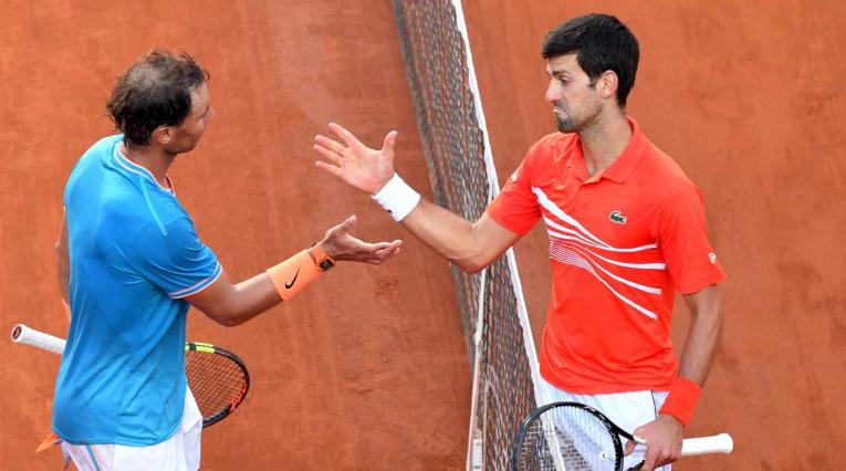 Rafael Nadal y Novak Djokovic