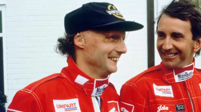 Niki Lauda en su paso por Ferrari, equipo con el que ganó dos títulos de la Fórmula 1