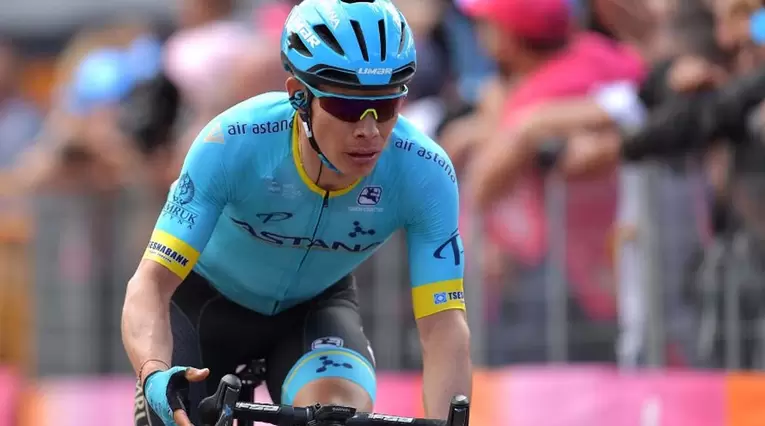 Miguel Ángel López recuperó tiempo en el Giro de Italia