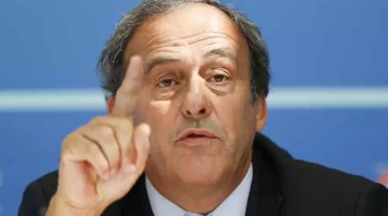 El exfutbolista francés y expresidente de la UEFA Michel Platini
