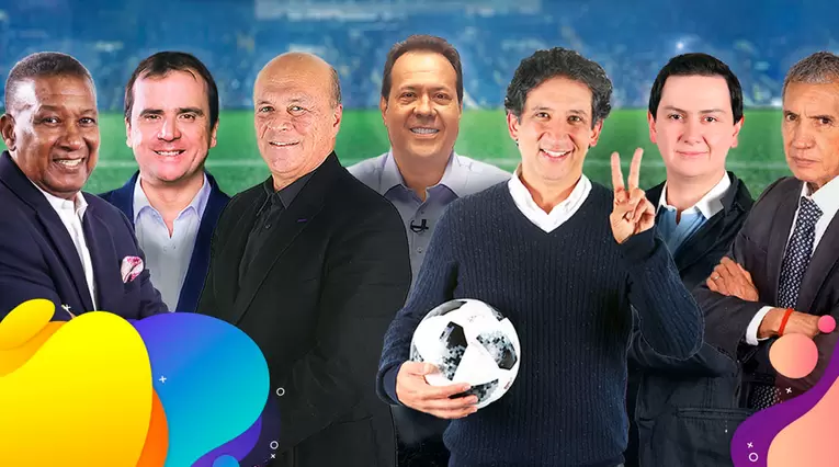 Los talentos de Antena 2 y RCN Radio en la Copa América. 