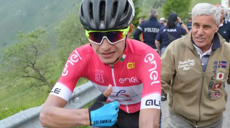 Camilo Ardila, actual líder del Giro de Italia Sub-23