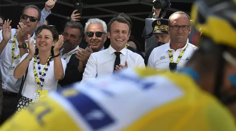 Emmanuel Macron, Tour de Francia 2019