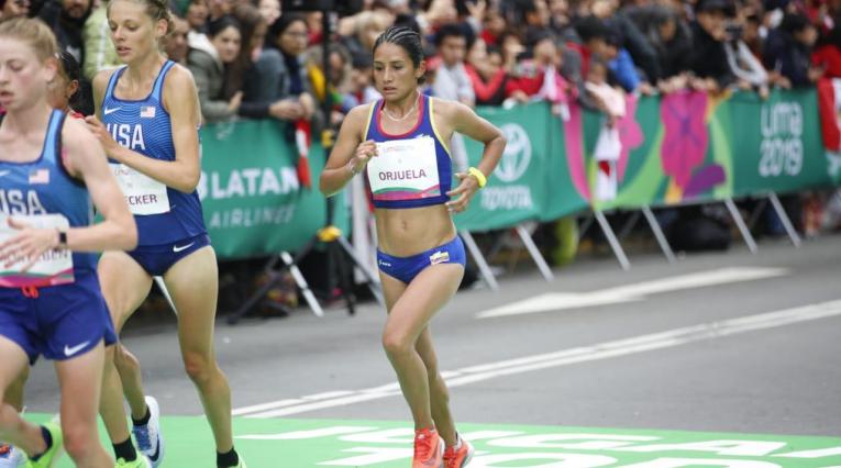 Angie Orjuela, atleta colombiana