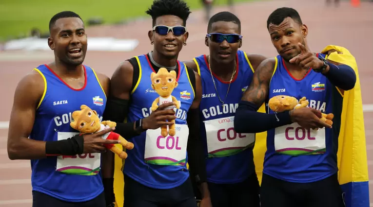 Equipo de atletismo colombianos