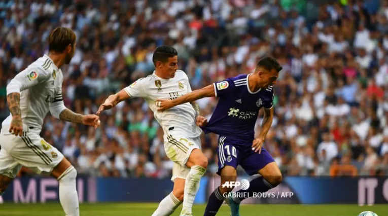 James titular - Real Madrid Vs. Valladolid