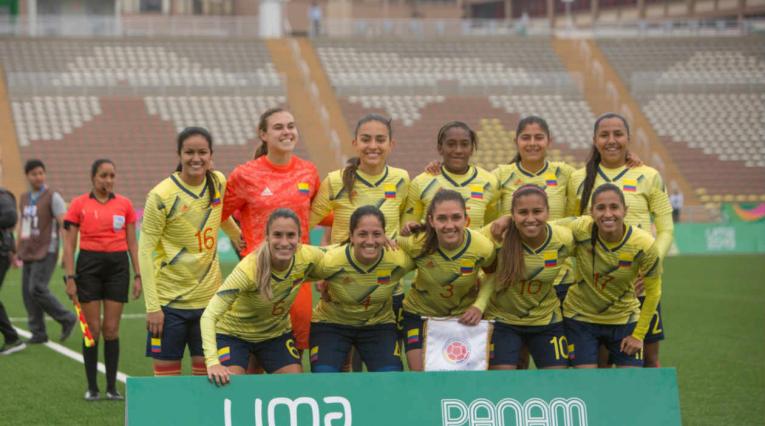 Selección Colombia femenina en los Panamericanos.