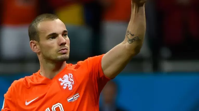 Wesley Sneijder, jugador holandés 