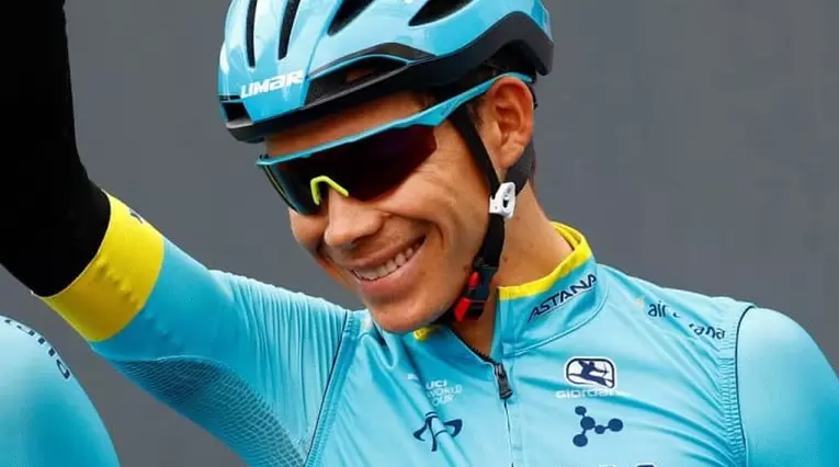 'Supermán' López, ciclista colombiano del Astana