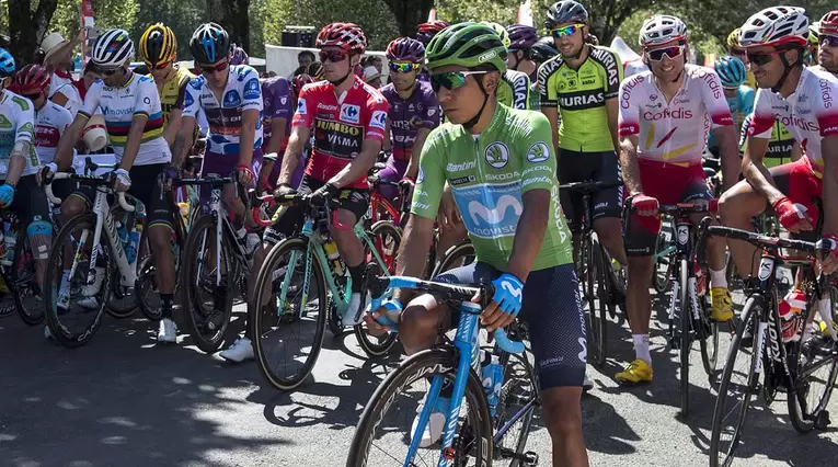 Nairo Quintana en la Vuelta a España 2019