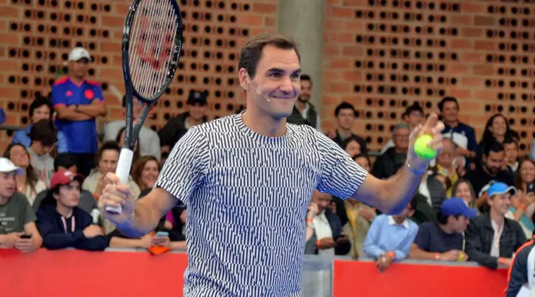 Roger Federer, evento en Bogotá