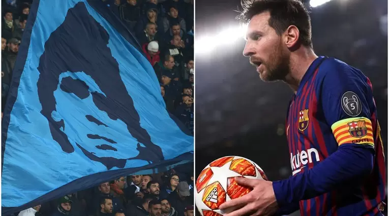 Messi jugará en el San Paolo, tierra de Diego Maradona