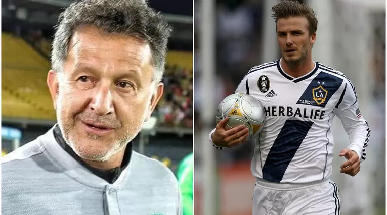 Juan Carlos Osorio y David Beckham