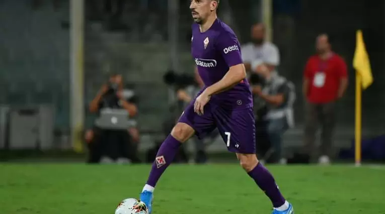 Frank Ribery, jugador de la Fiorentina