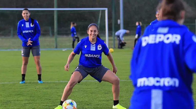 Carolina Arbeláez, jugadora del R.C. Deportivo de La Coruña