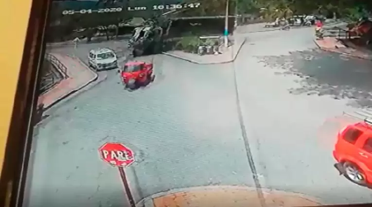 Accidente en Villeta