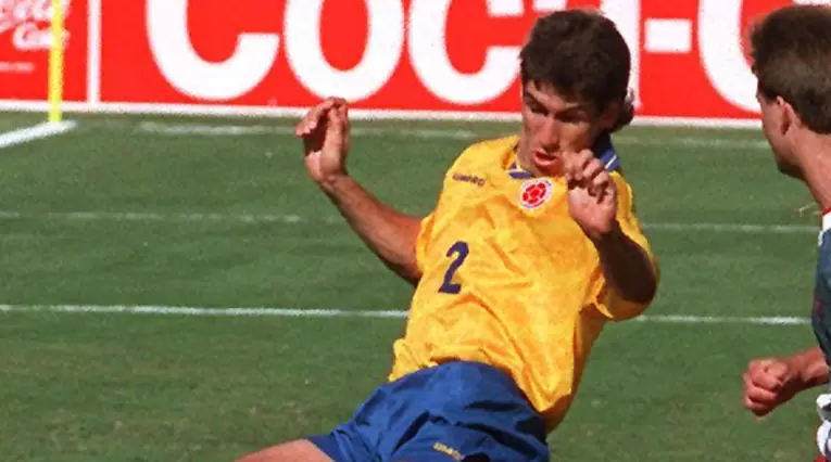 Andrés Escobar, jugador asesinado de la Selección Colombia