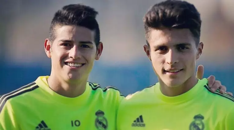 Juan José Narváez y James Rodríguez - Real Madrid