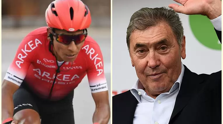 Nairo Quintana y Eddy Merckx